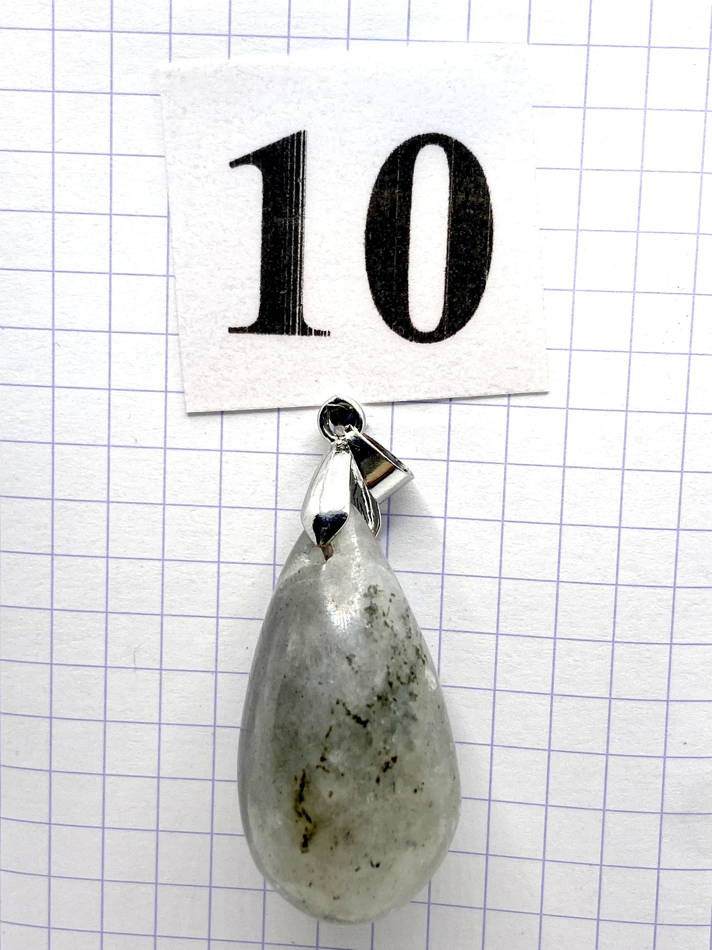 GOUTTE LABRADORITE VIOLETTE