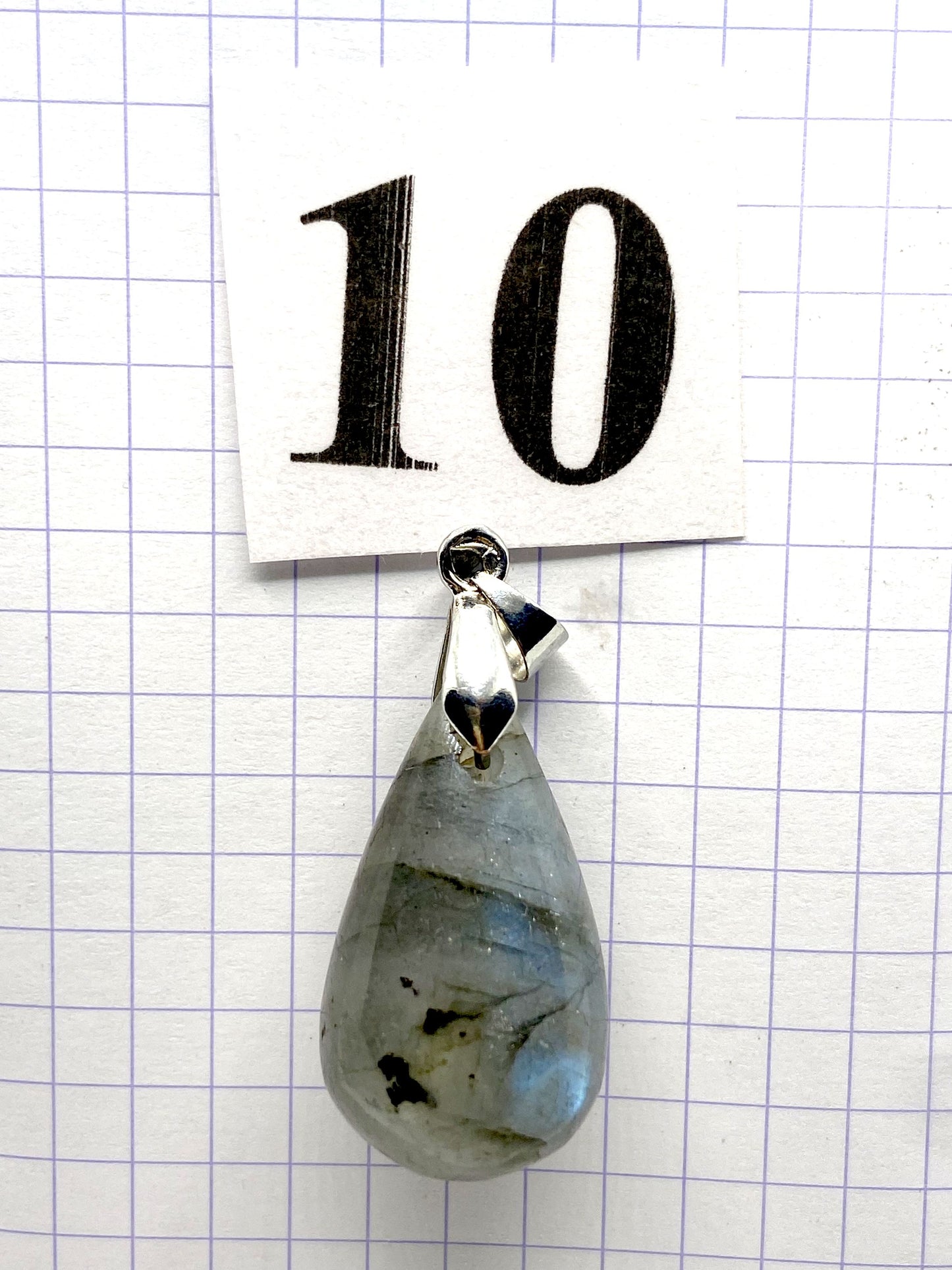 GOUTTE LABRADORITE BLEUE