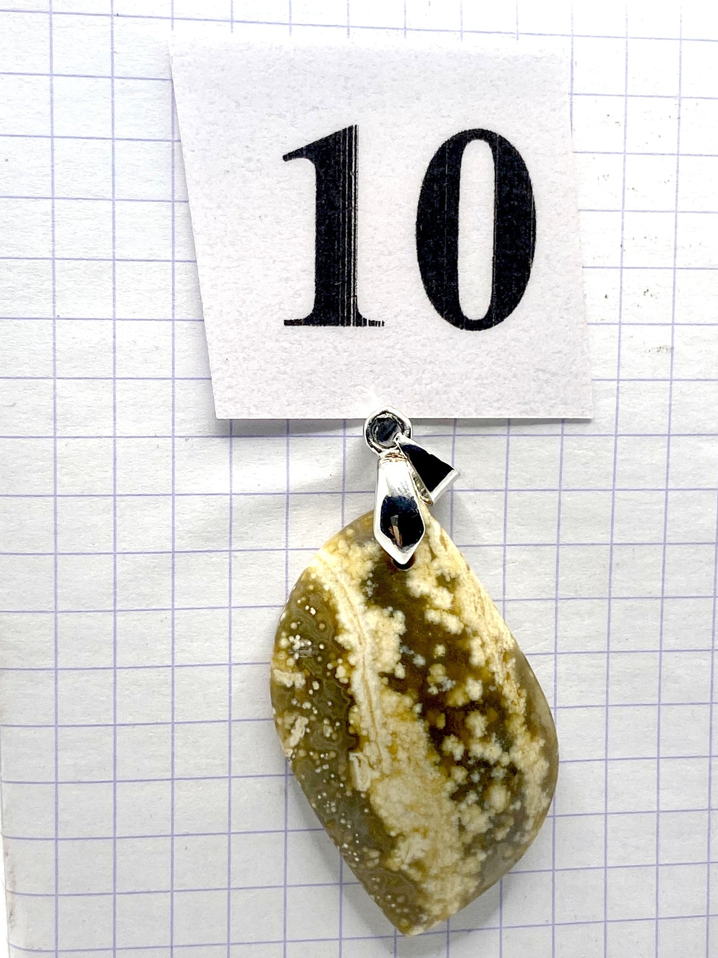 pendentif JASPE ORBICULAIRE