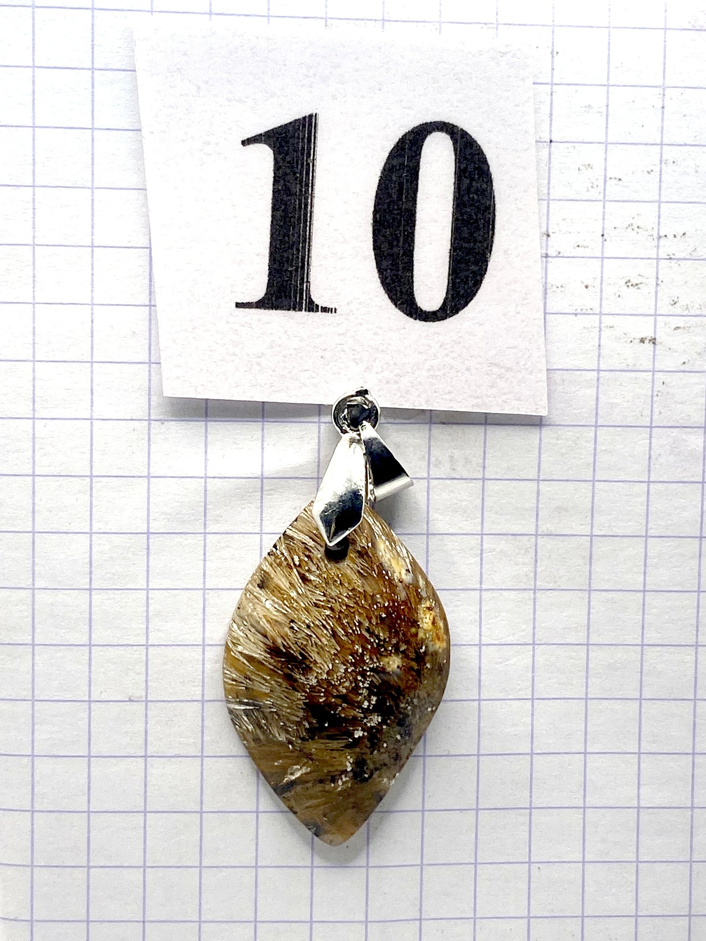 pendentif QUARTZ CHEVEUX