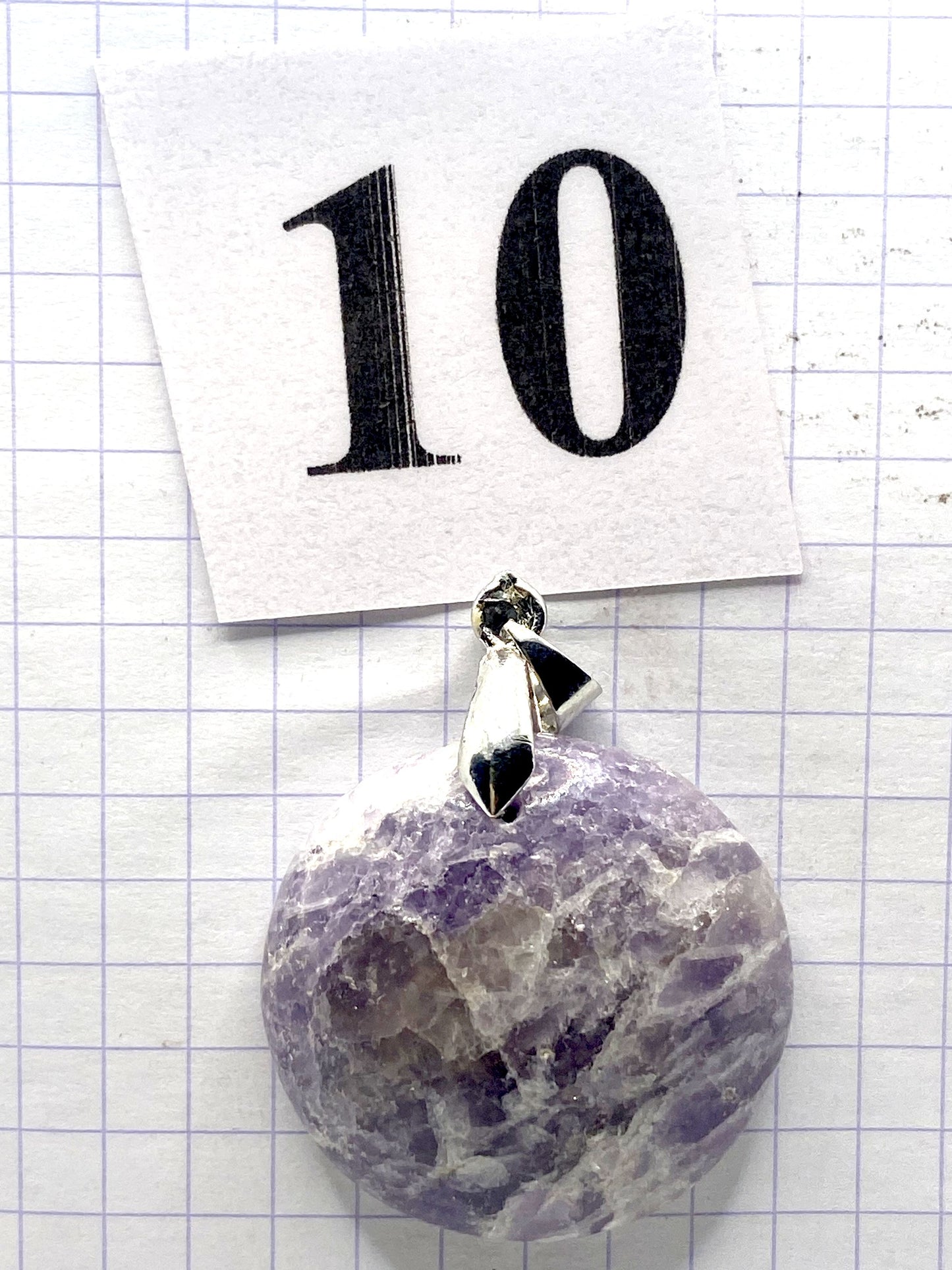 pendentif LEPIDOLITE