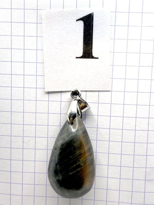 GOUTTE LABRADORITE VIOLETTE