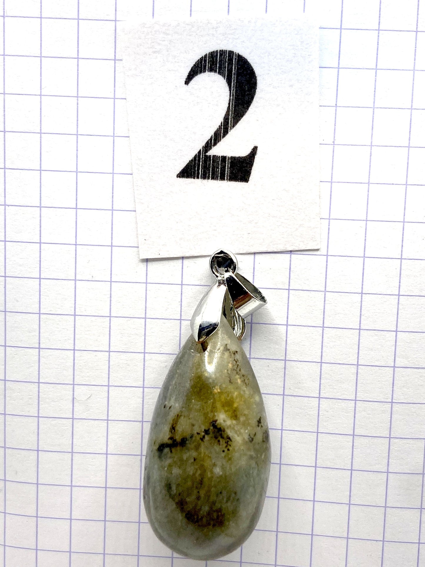 GOUTTE LABRADORITE VIOLETTE