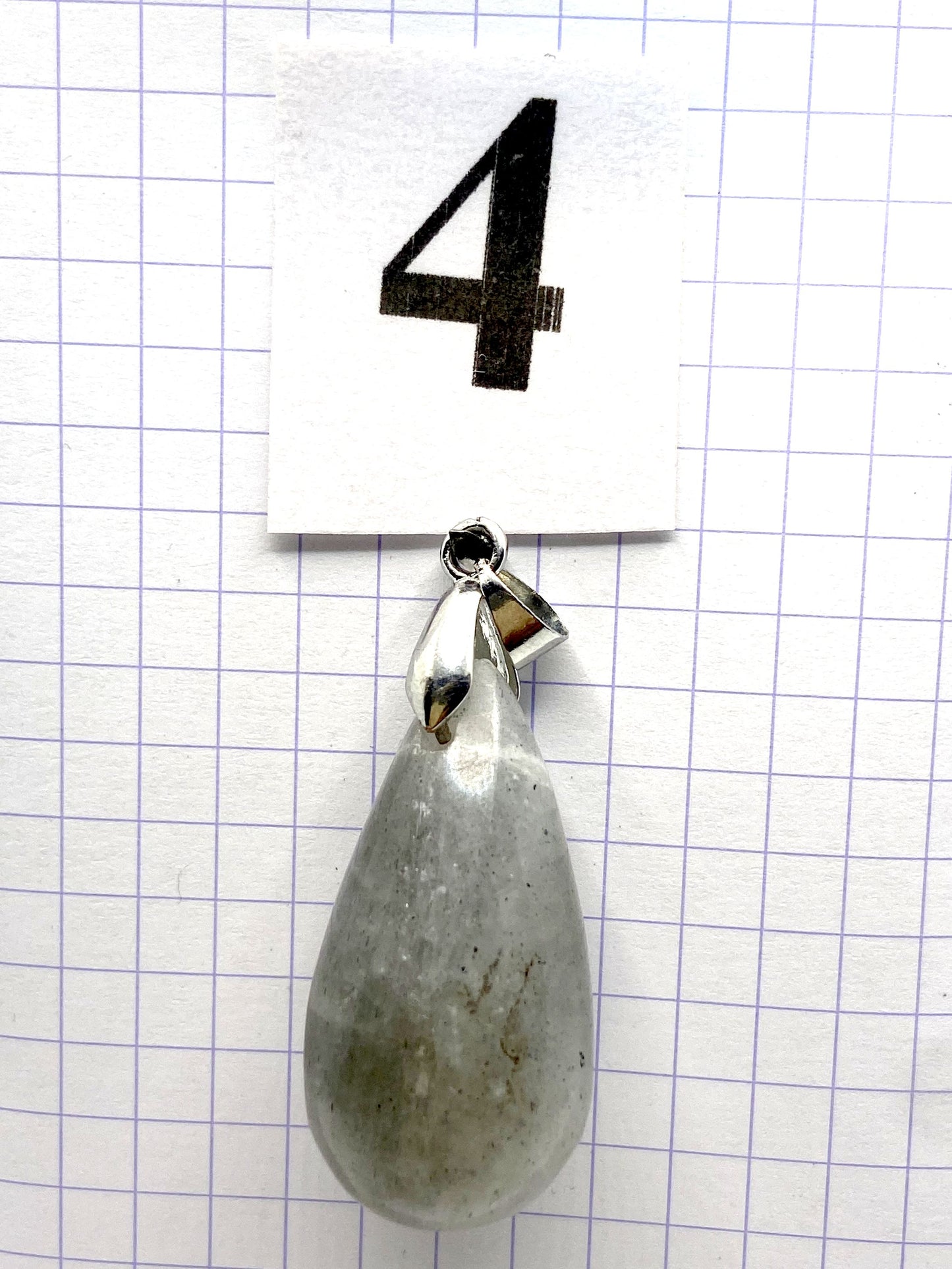 GOUTTE LABRADORITE VIOLETTE