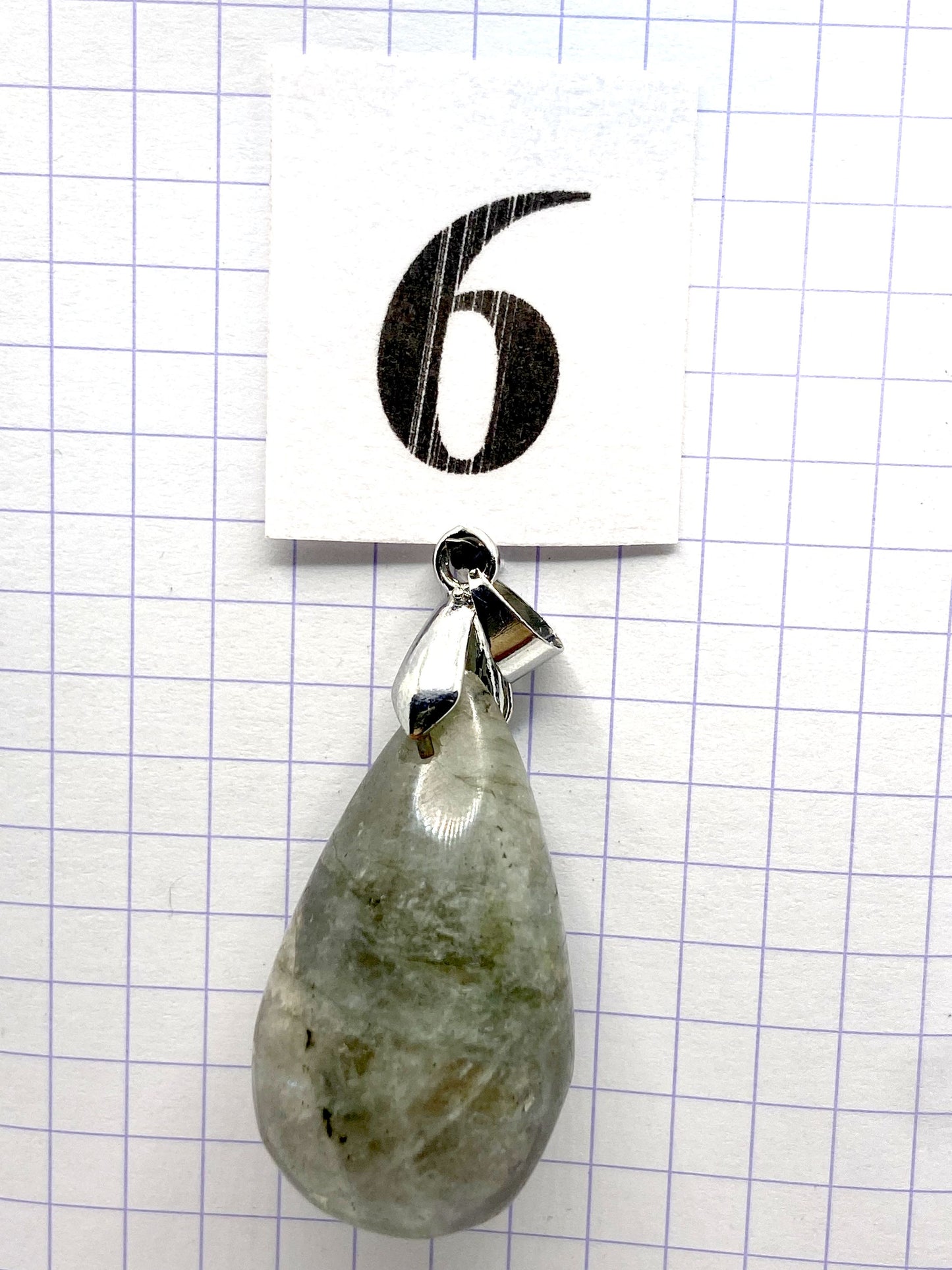 GOUTTE LABRADORITE VIOLETTE