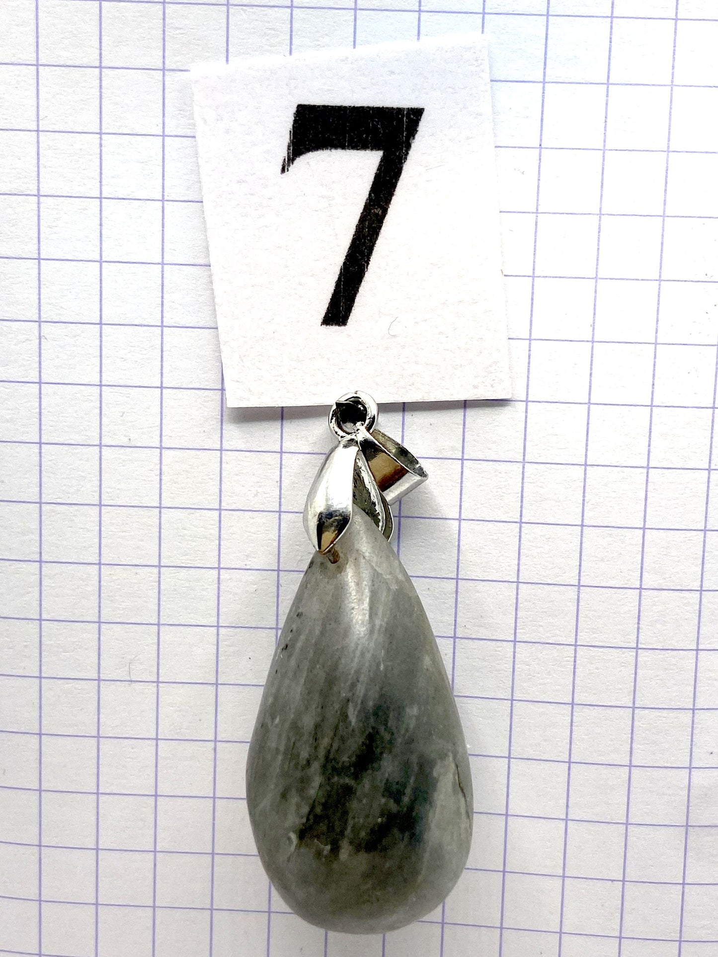 GOUTTE LABRADORITE VIOLETTE