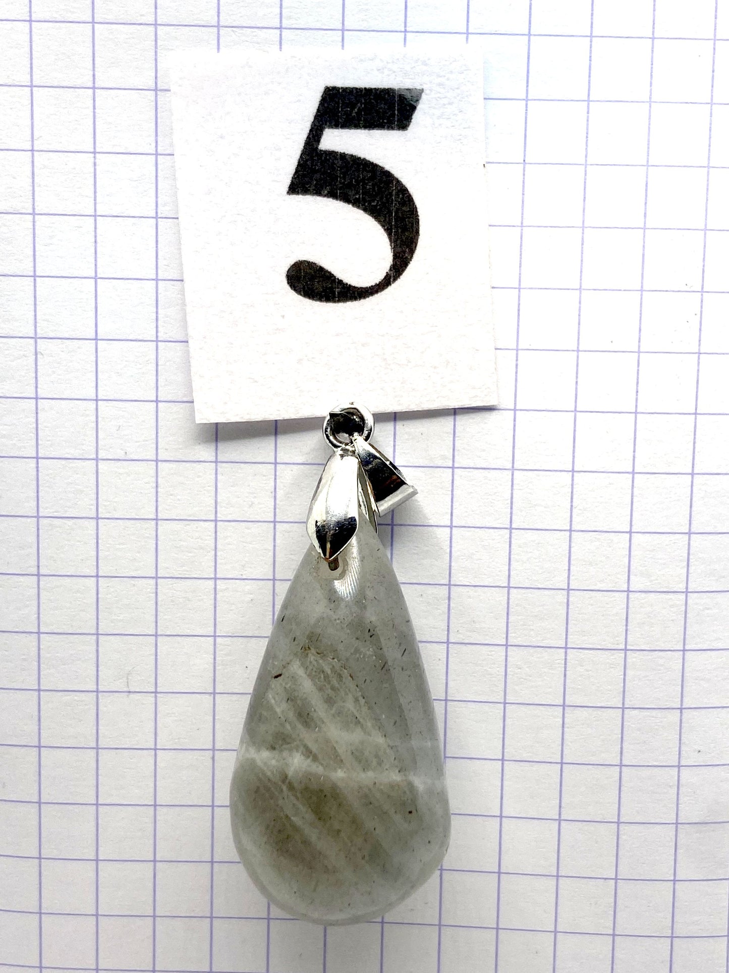 GOUTTE LABRADORITE VIOLETTE