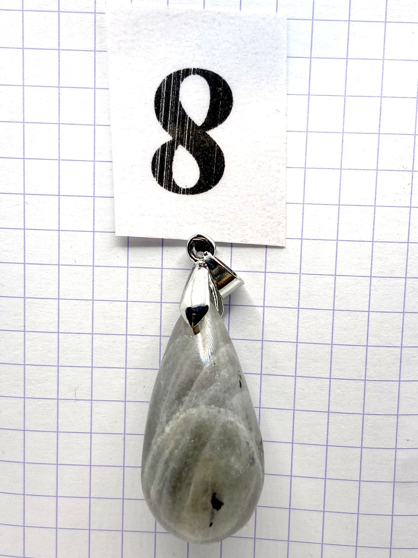 GOUTTE LABRADORITE VIOLETTE