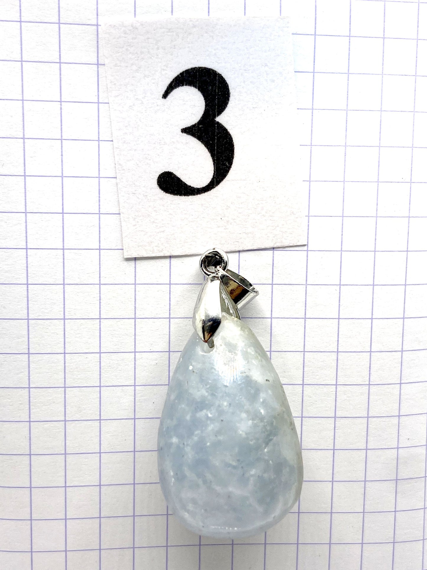 GOUTTE CALCITE BLEUE