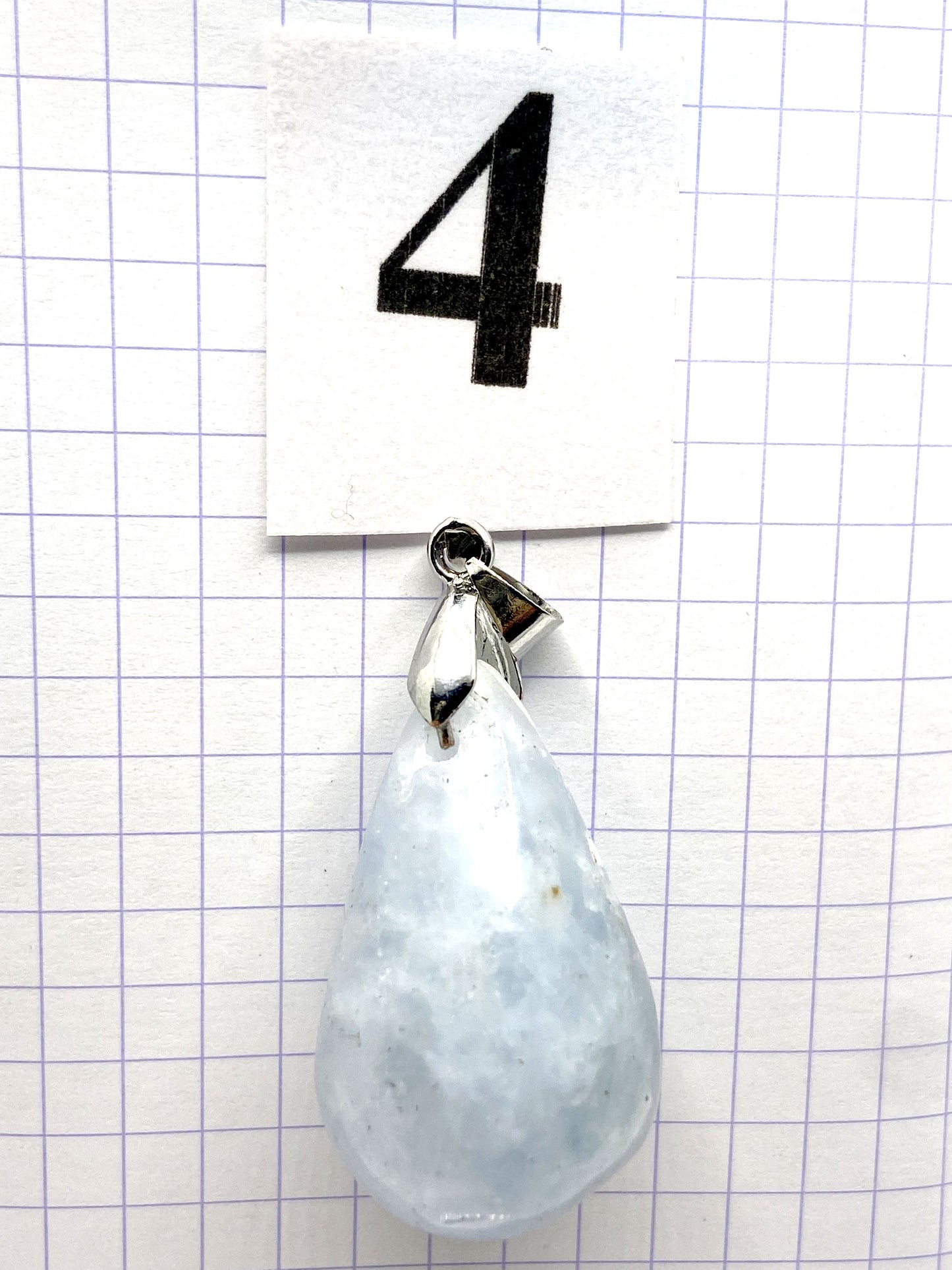 GOUTTE CALCITE BLEUE