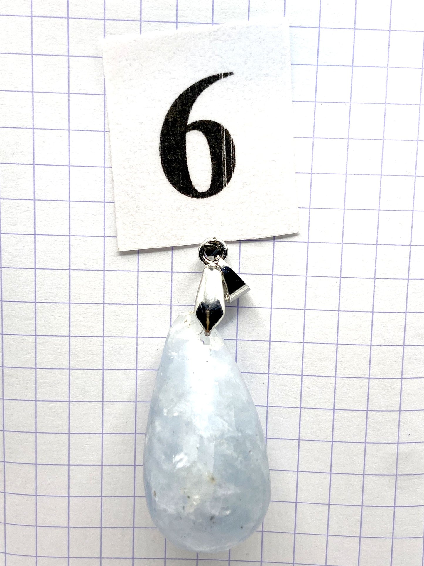 GOUTTE CALCITE BLEUE