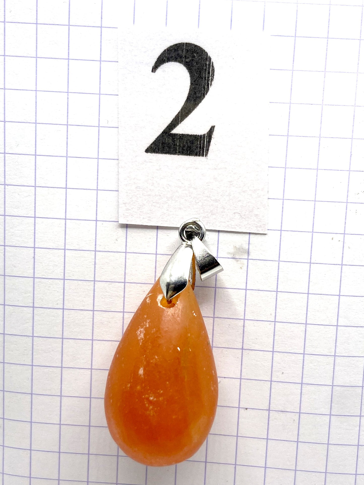 GOUTTE CALCITE ROUGE