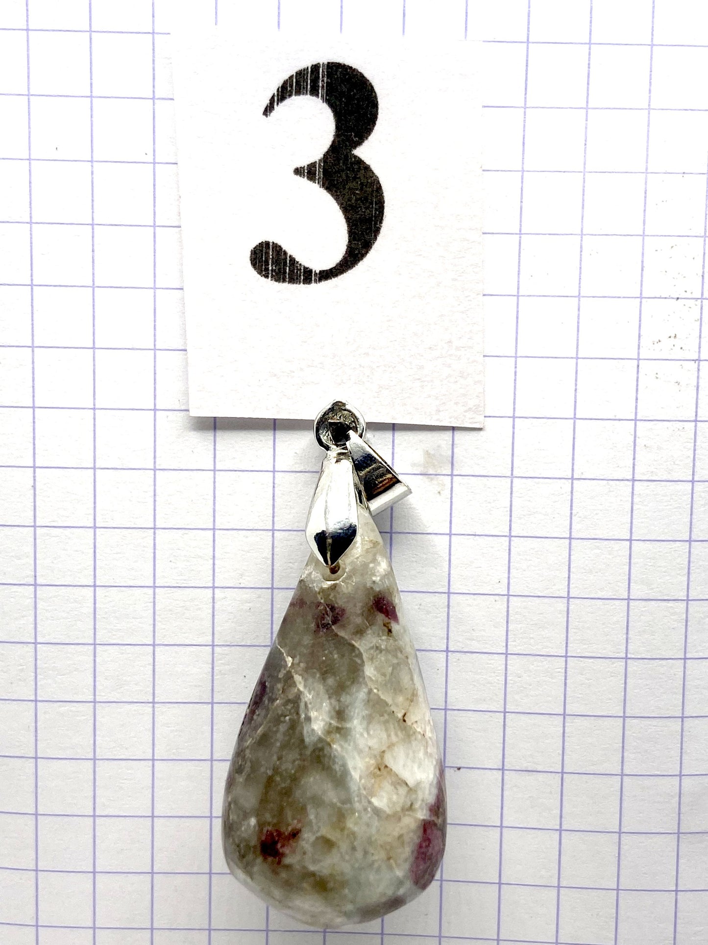 GOUTTE TOURMALINE RUBELITE