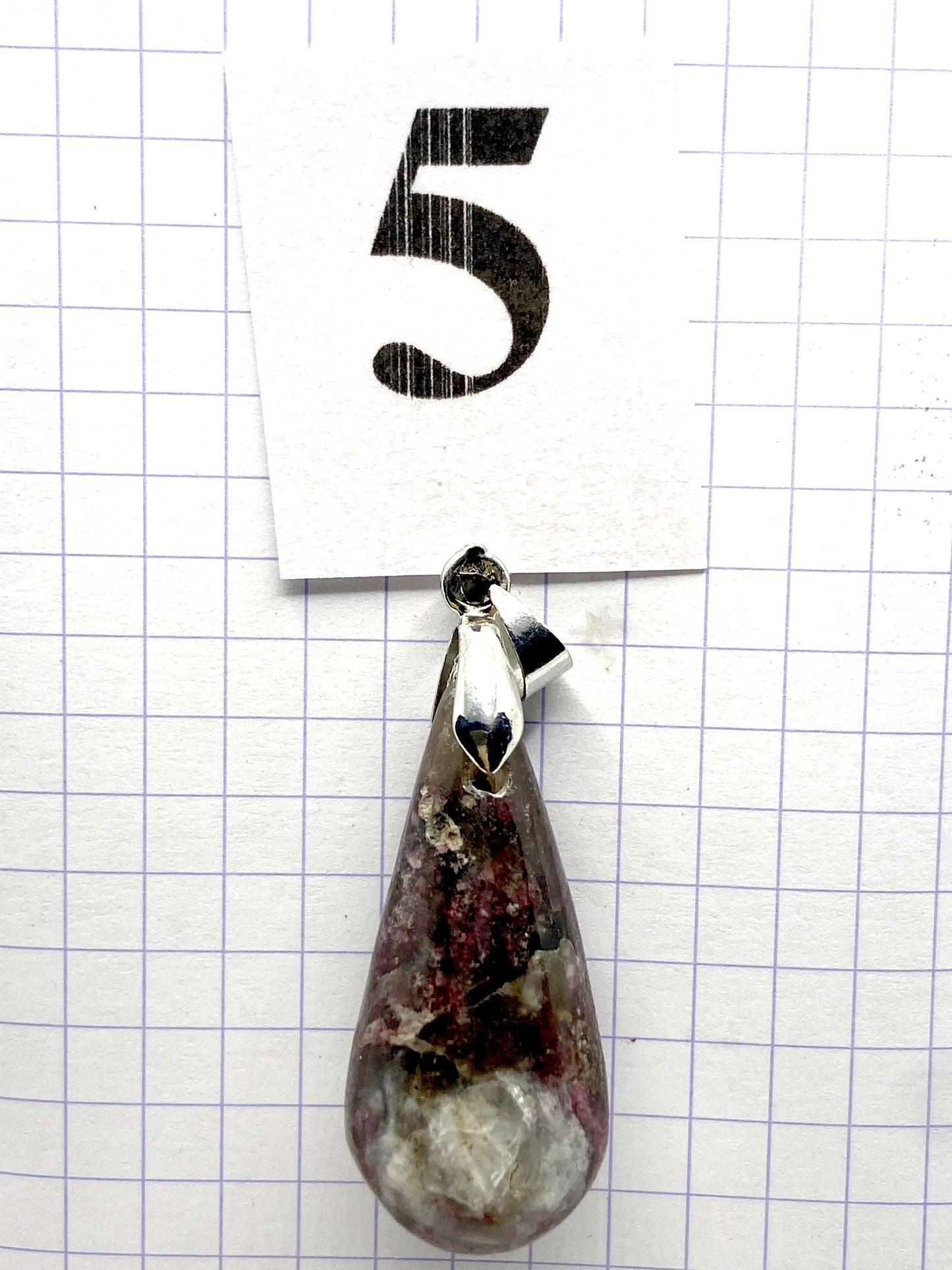 GOUTTE TOURMALINE RUBELITE