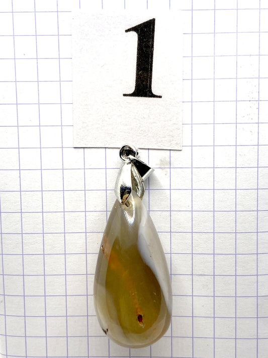 GOUTTE AGATE CALCEDOINE