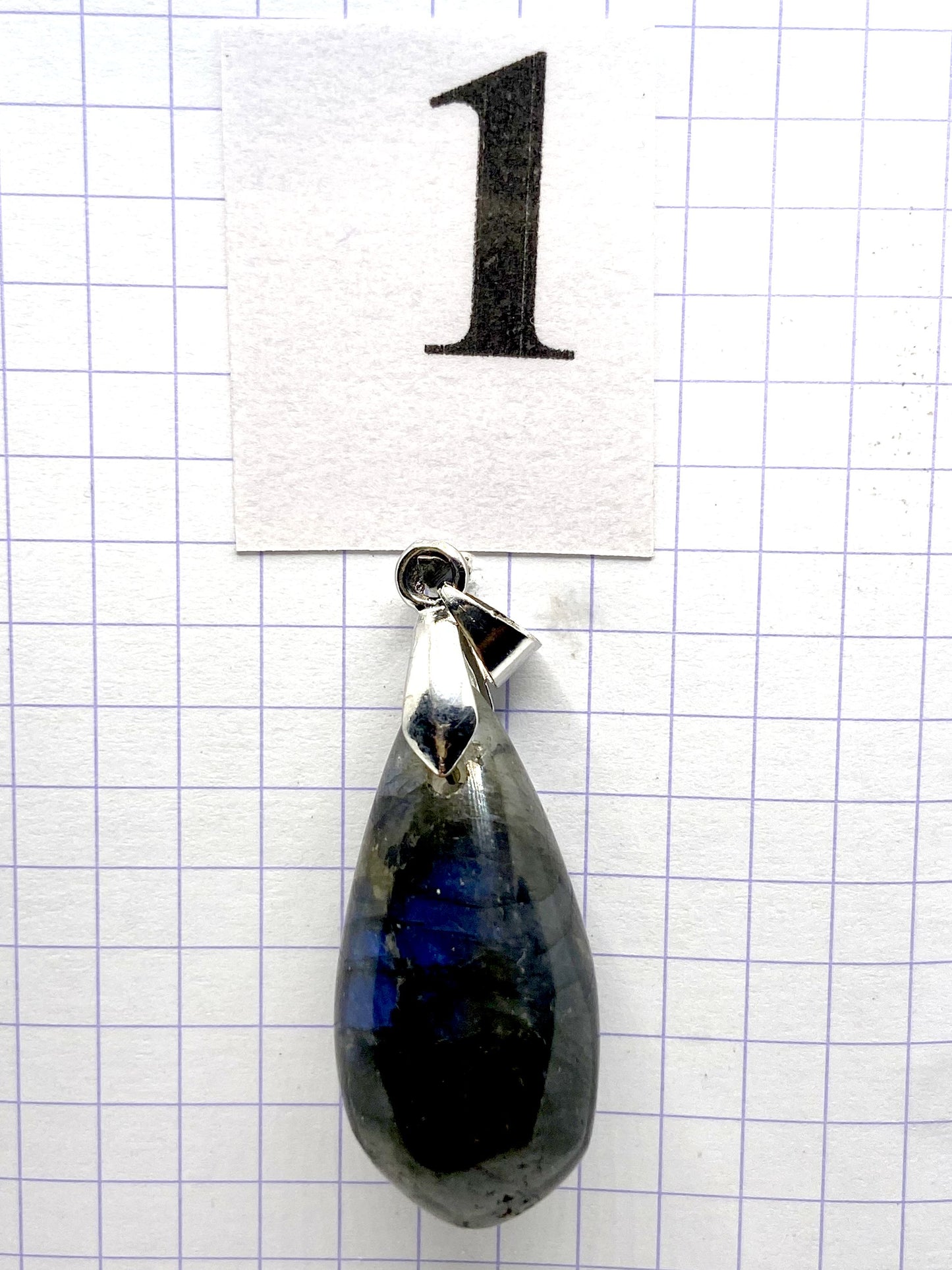 GOUTTE LABRADORITE BLEUE