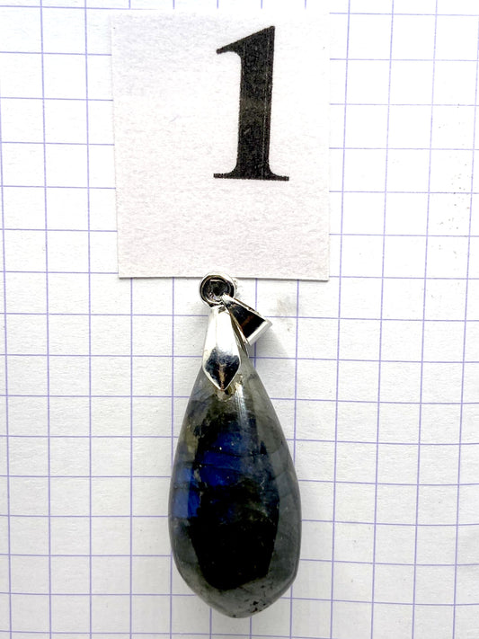 GOUTTE LABRADORITE BLEUE