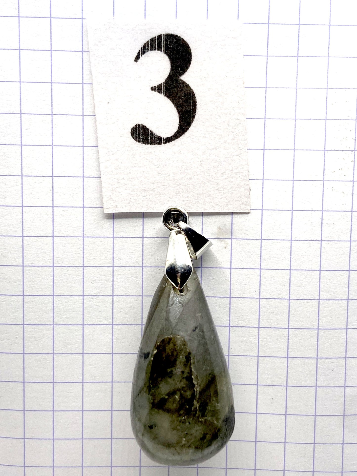 GOUTTE LABRADORITE BLEUE