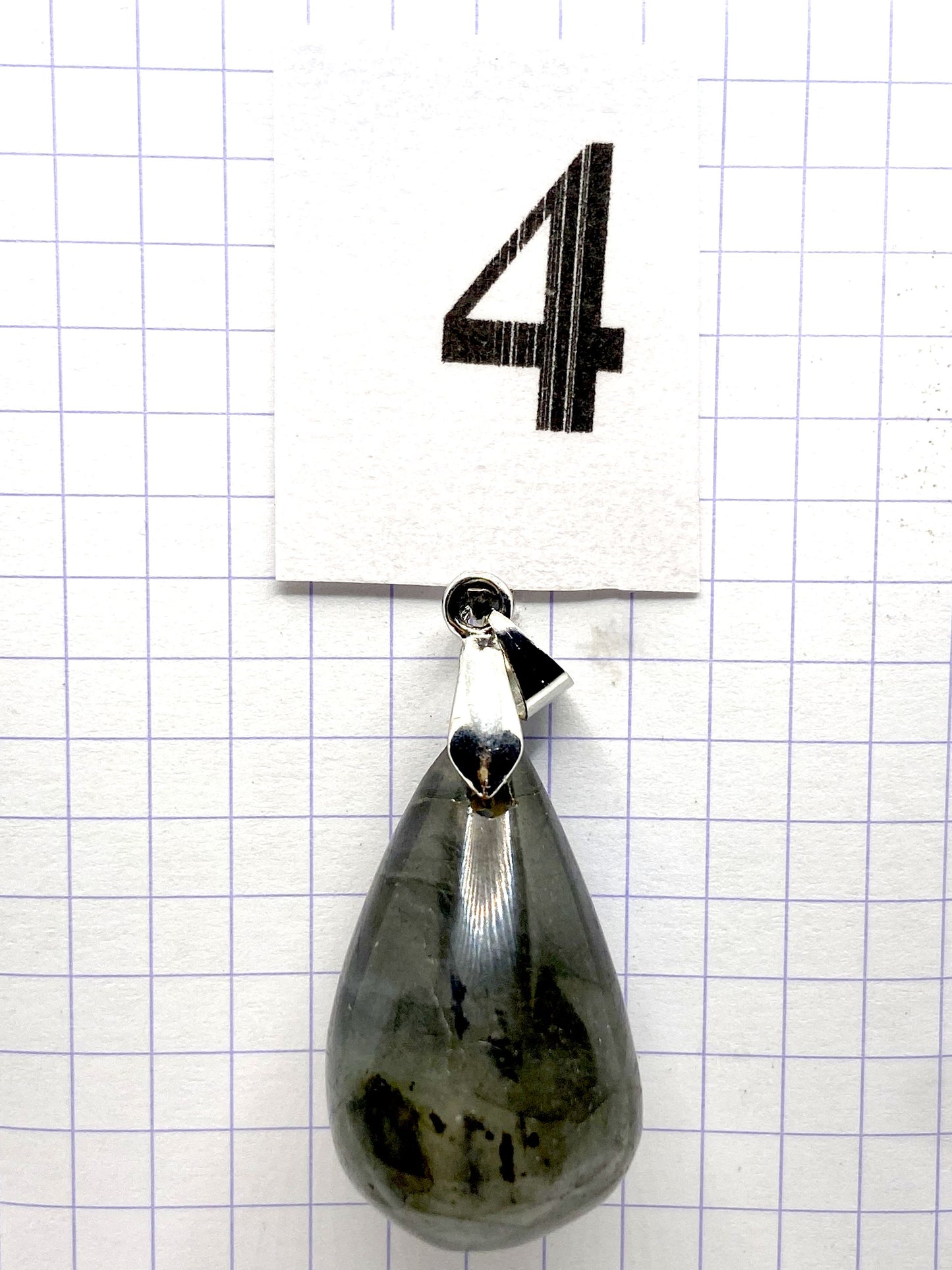 GOUTTE LABRADORITE BLEUE