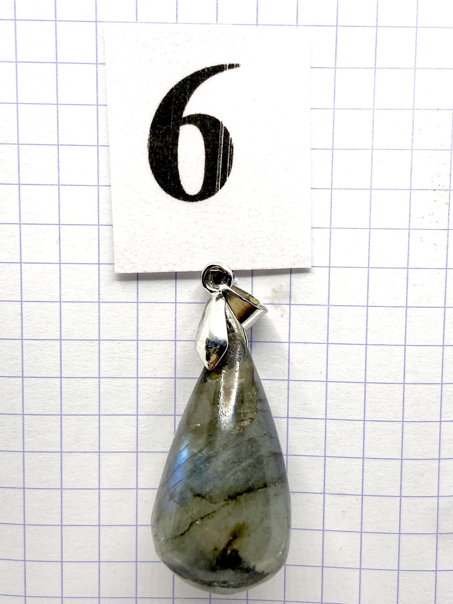 GOUTTE LABRADORITE BLEUE