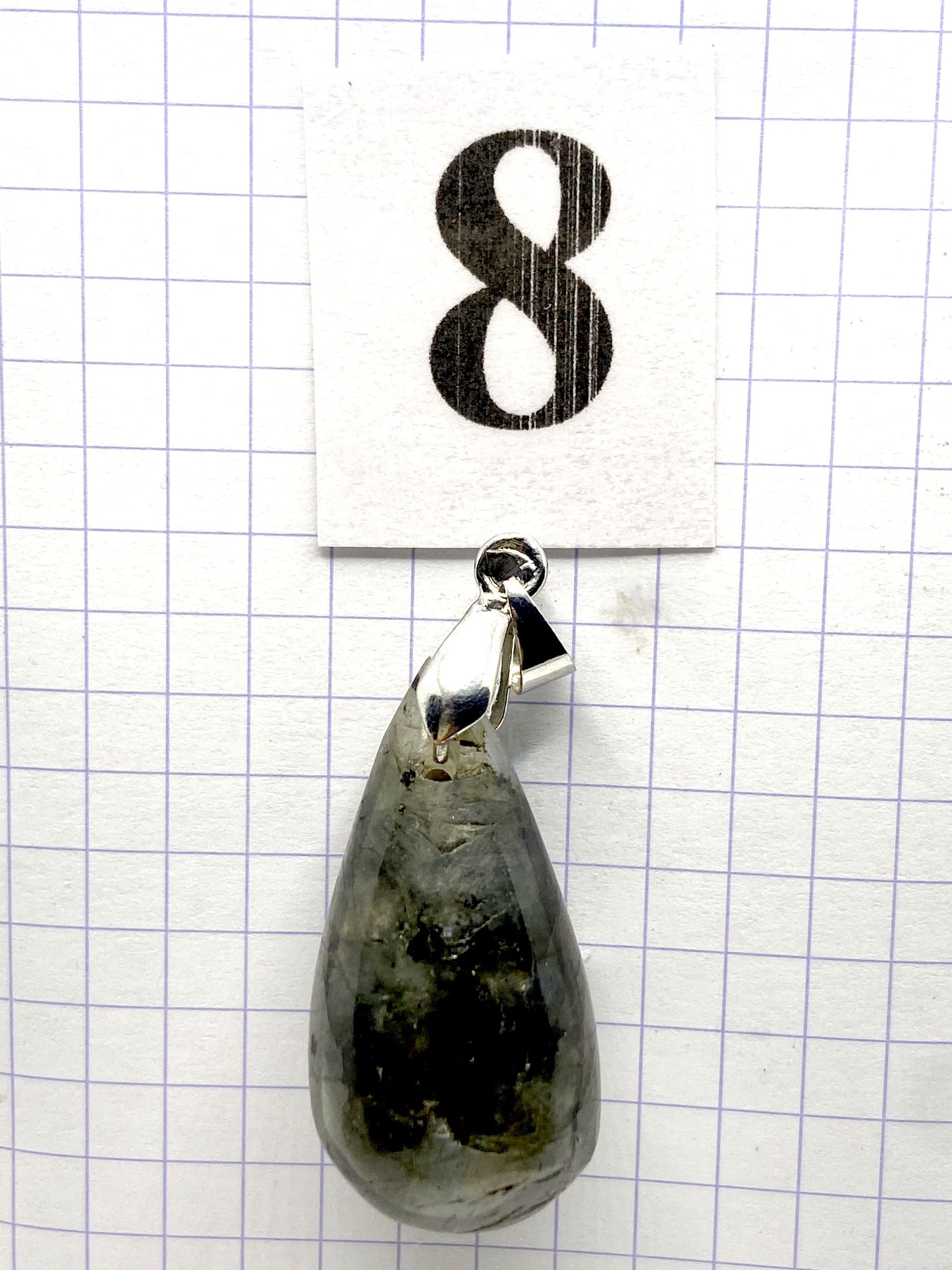 GOUTTE LABRADORITE BLEUE