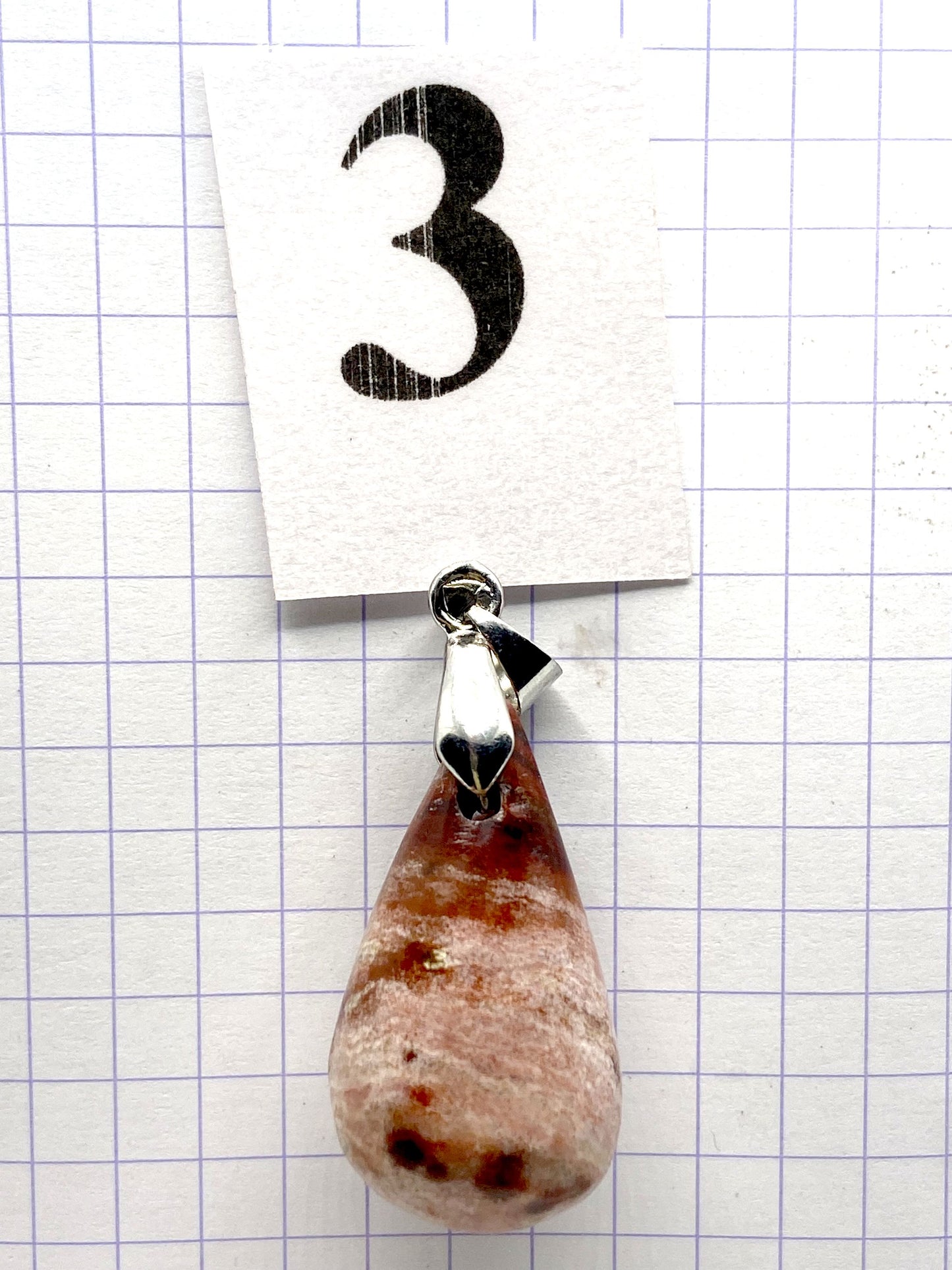 GOUTTE JASPE ORBICULAIRE