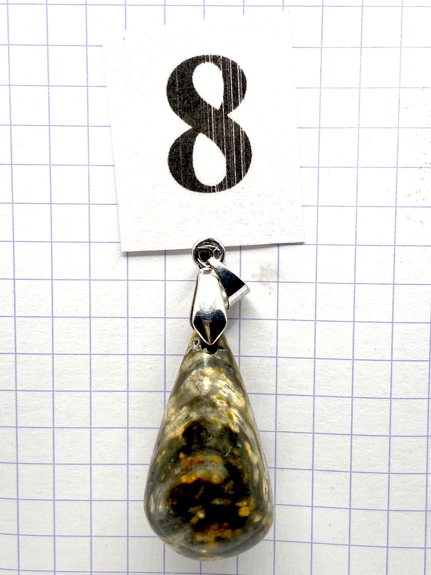 GOUTTE JASPE ORBICULAIRE