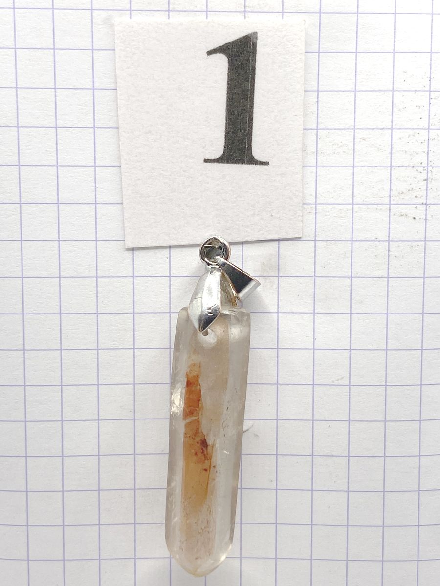 PRISME QUARTZ HEMATOIDE ROUGE