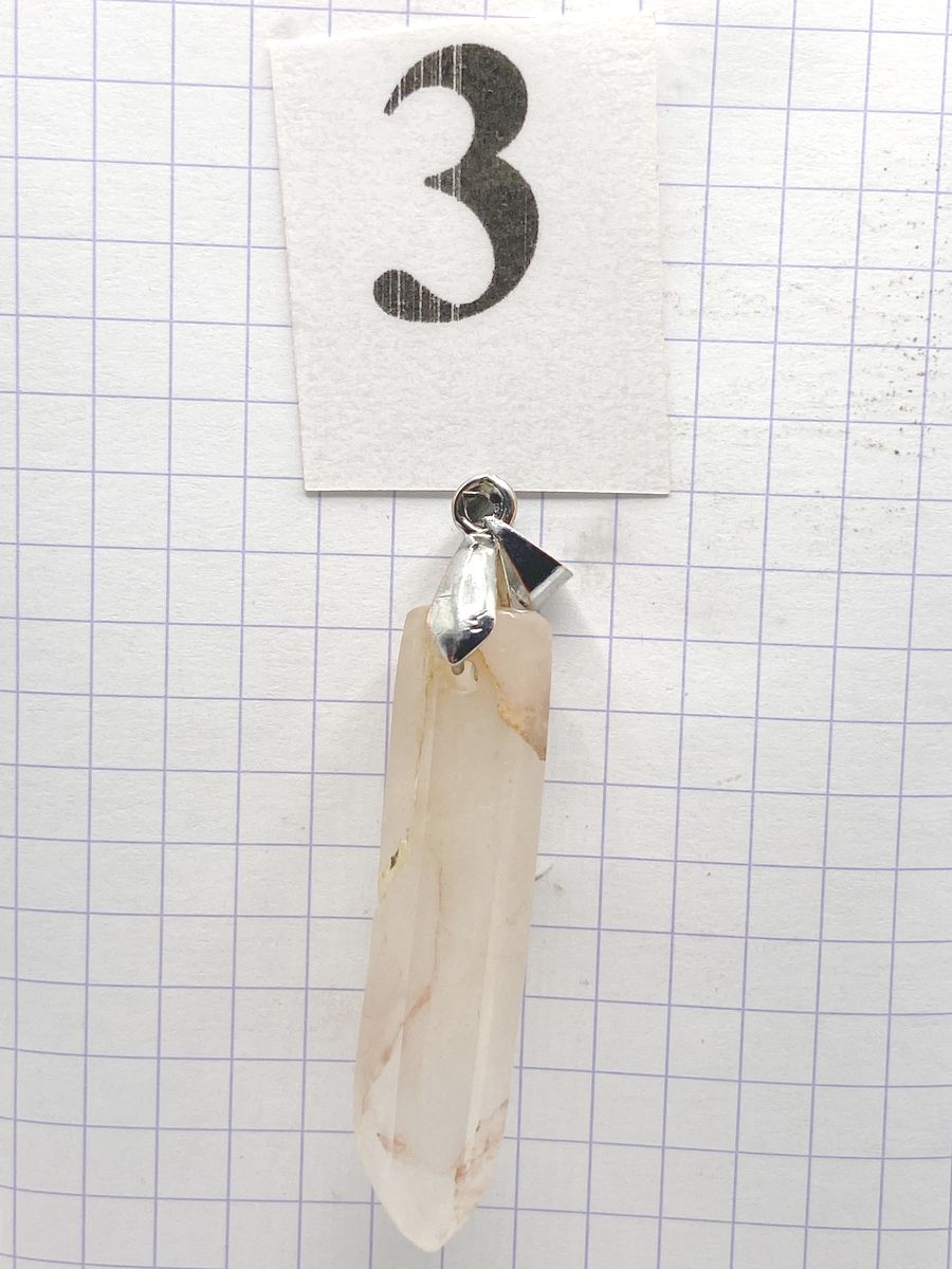 PRISME QUARTZ HEMATOIDE ROUGE