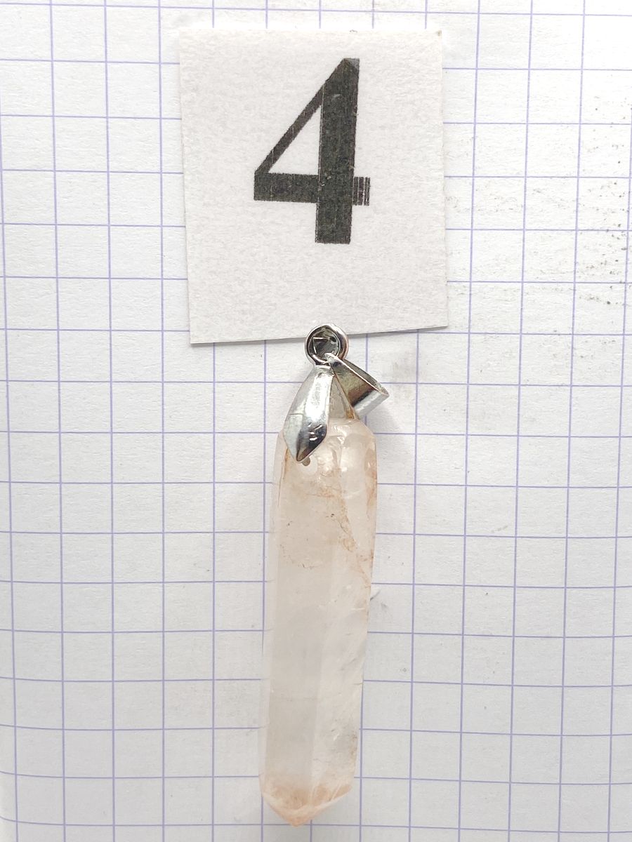 PRISME QUARTZ HEMATOIDE ROUGE