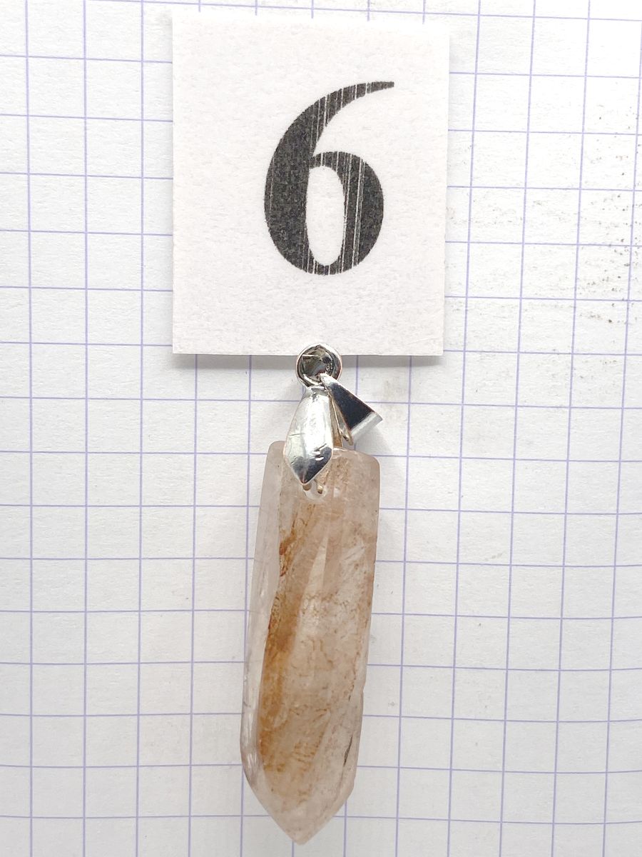 PRISME QUARTZ HEMATOIDE ROUGE