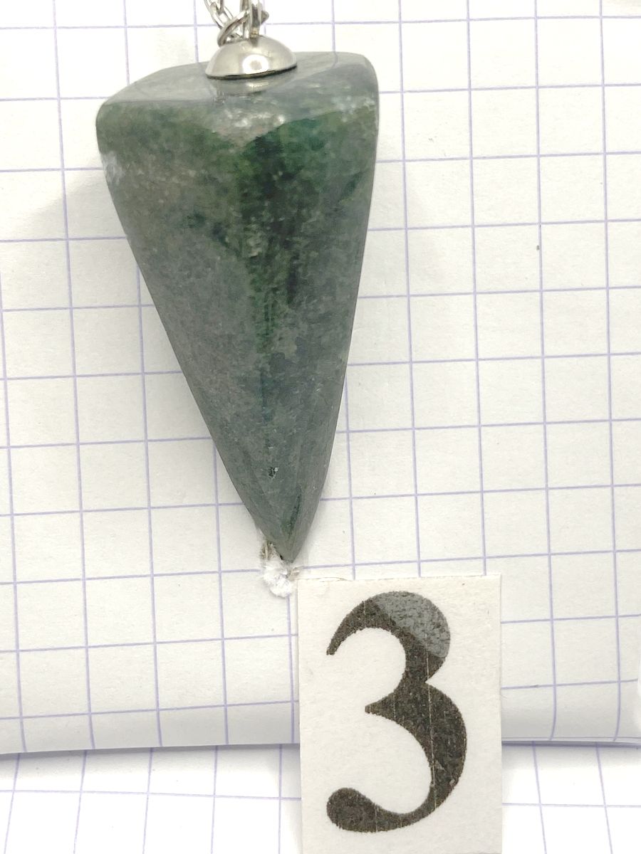PENDULE JASPE VERT