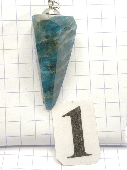 PENDULE APATITE BLEUE