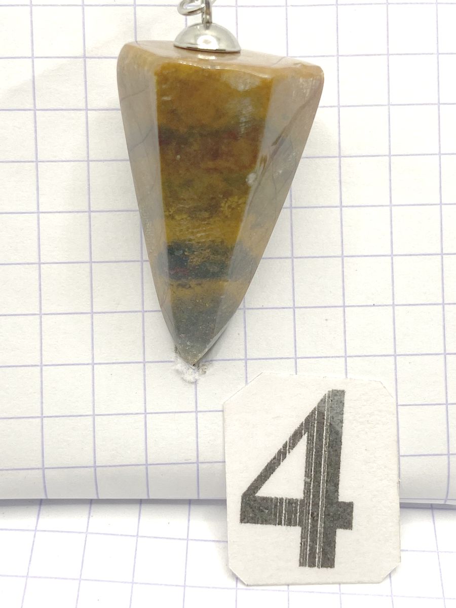 PENDULE JASPE JAUNE