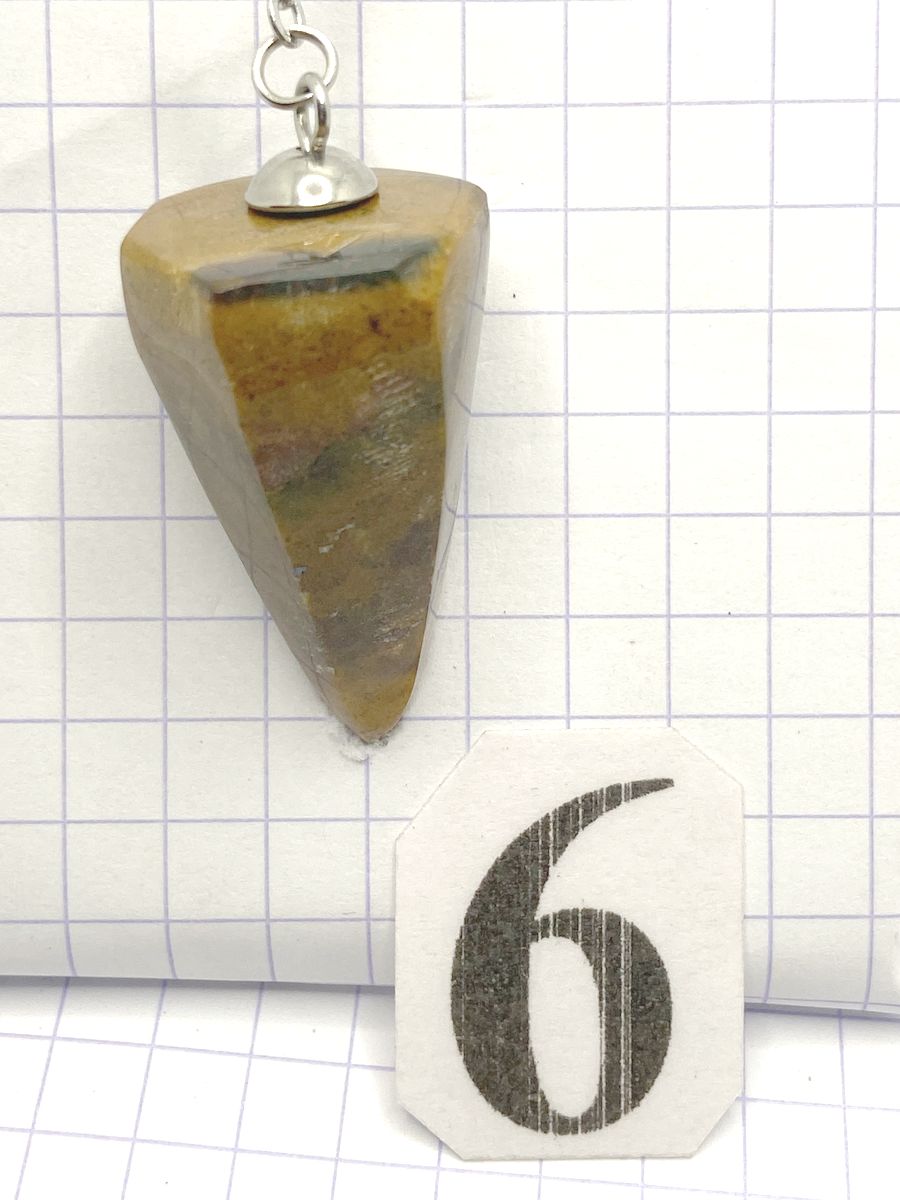 PENDULE JASPE JAUNE