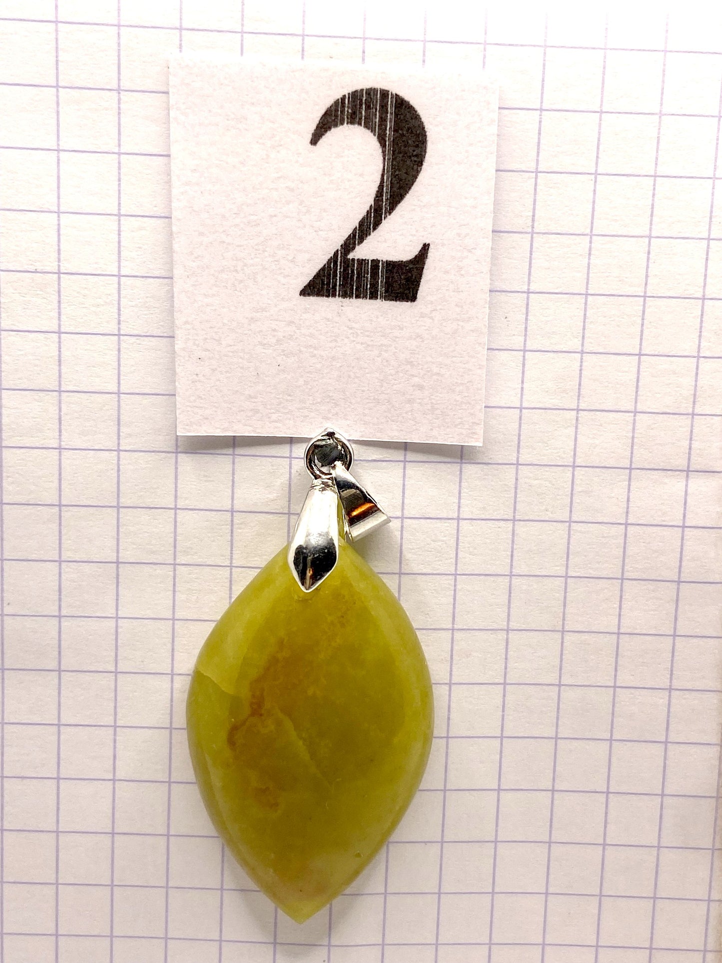 pendentif OPALE VERTE