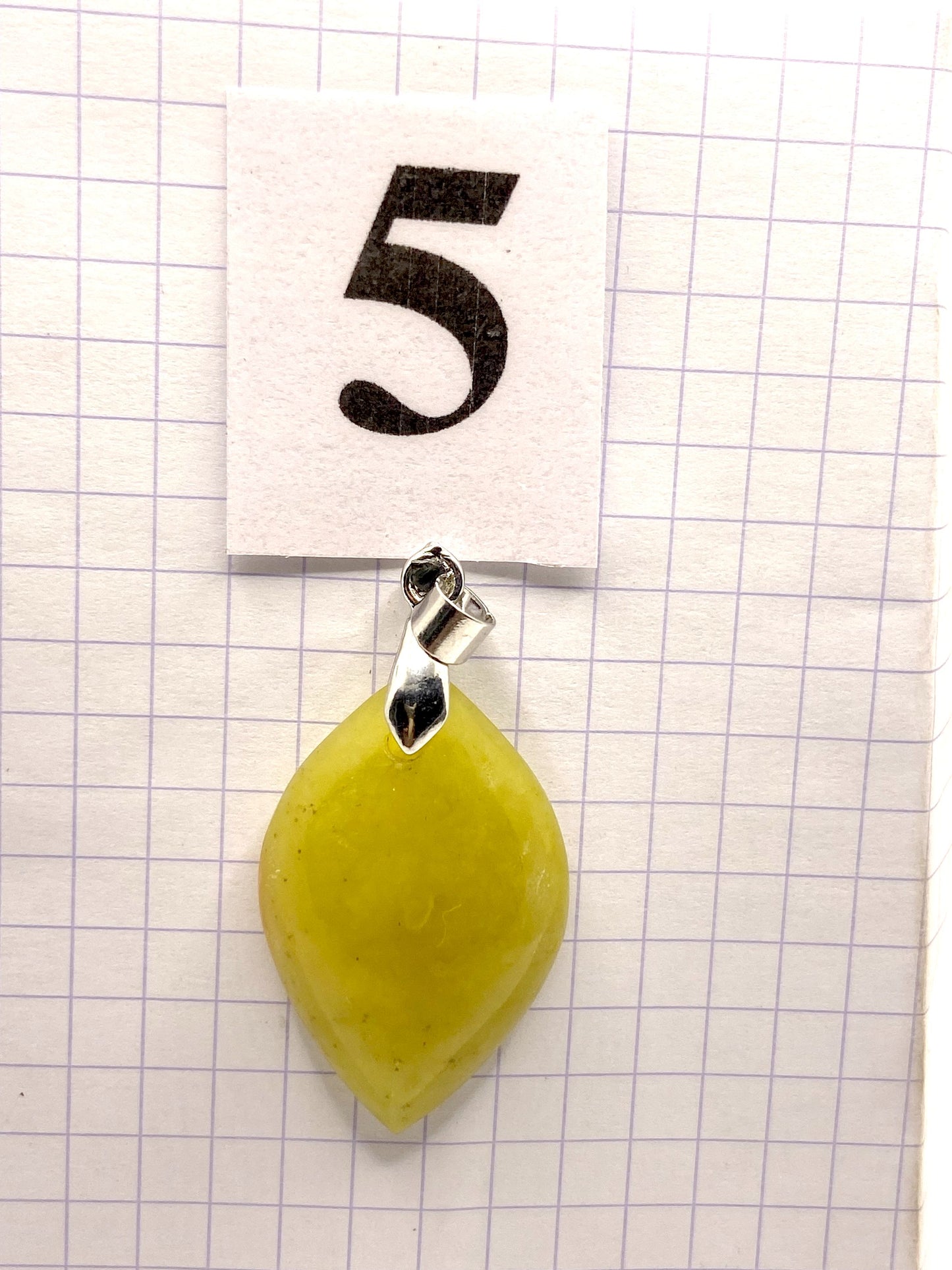 pendentif OPALE VERTE