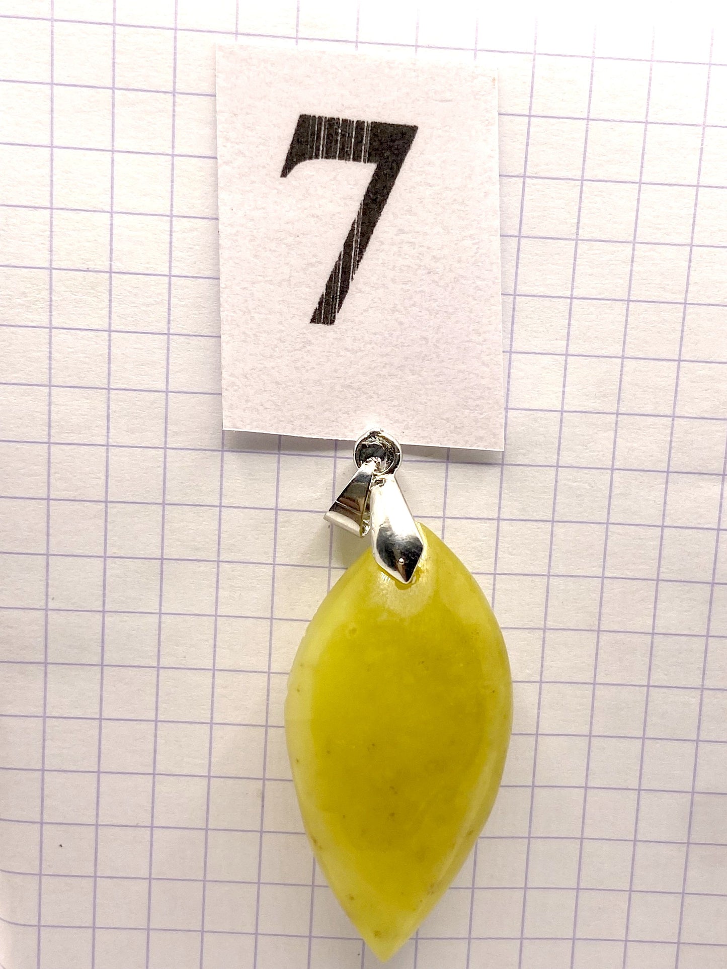 pendentif OPALE VERTE