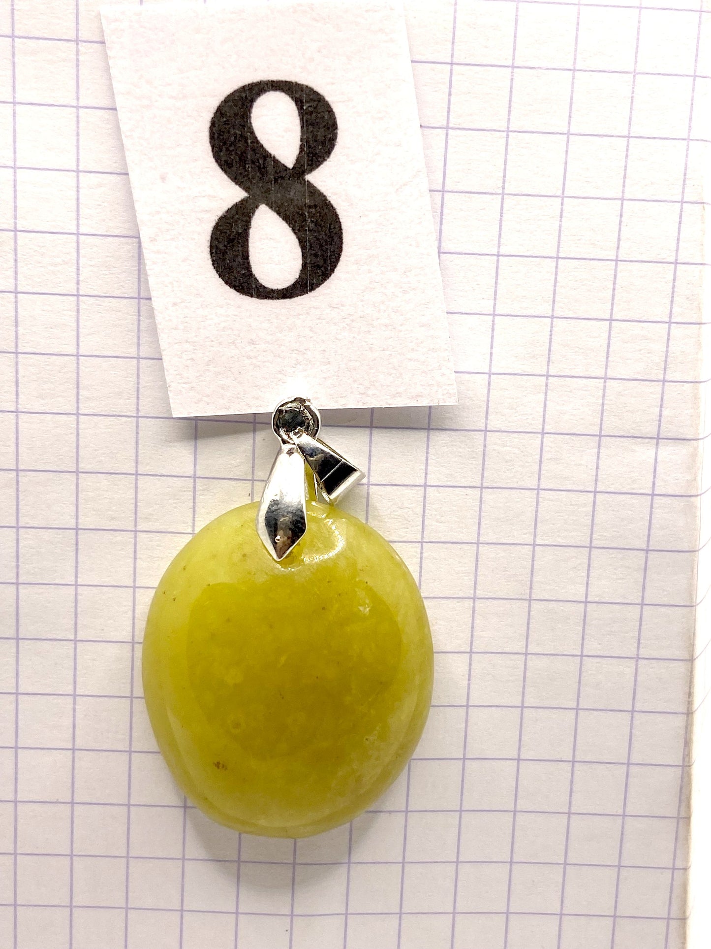 pendentif OPALE VERTE