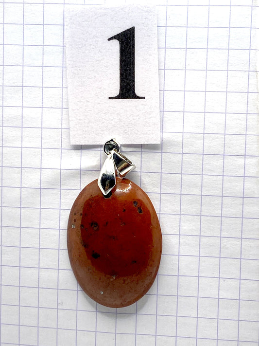 pendentif JASPE ROUGE