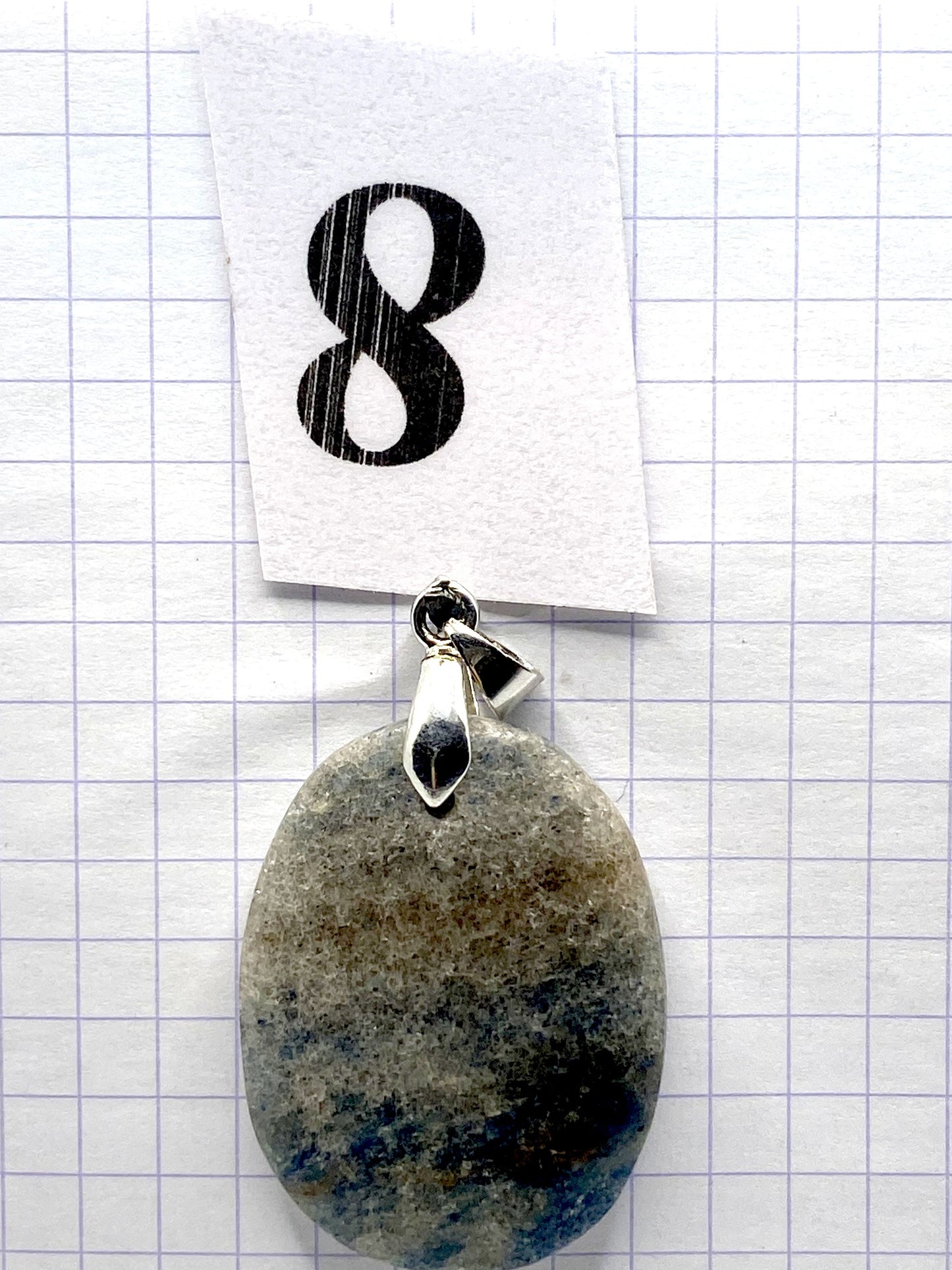 pendentif QUARTZ BLEU