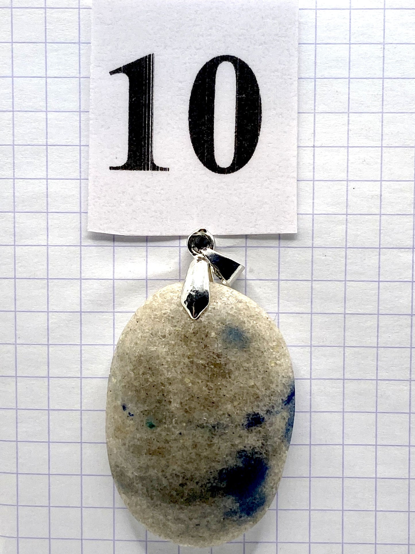 pendentif QUARTZ BLEU