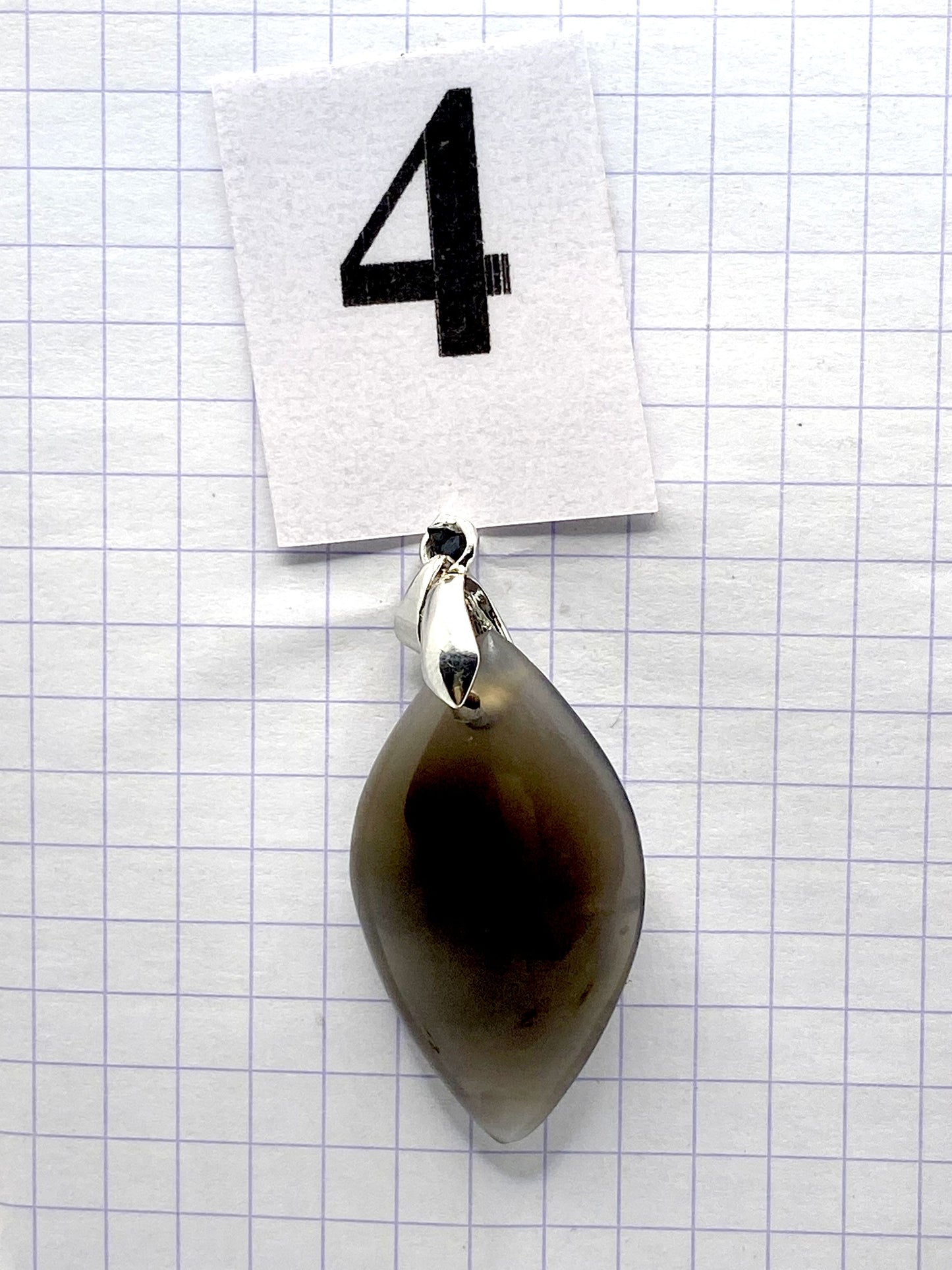 pendentif AGATE BLEU