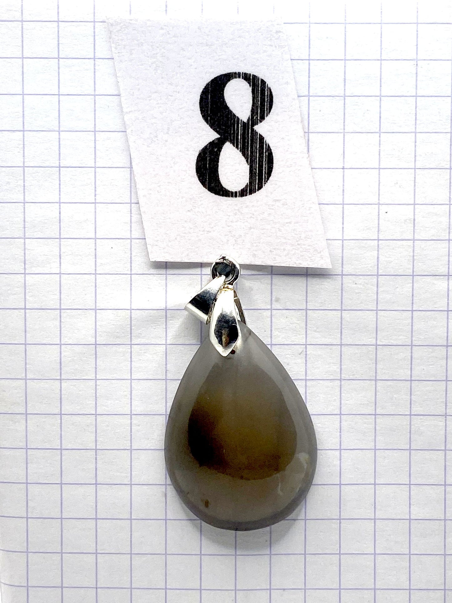 pendentif AGATE BLEU