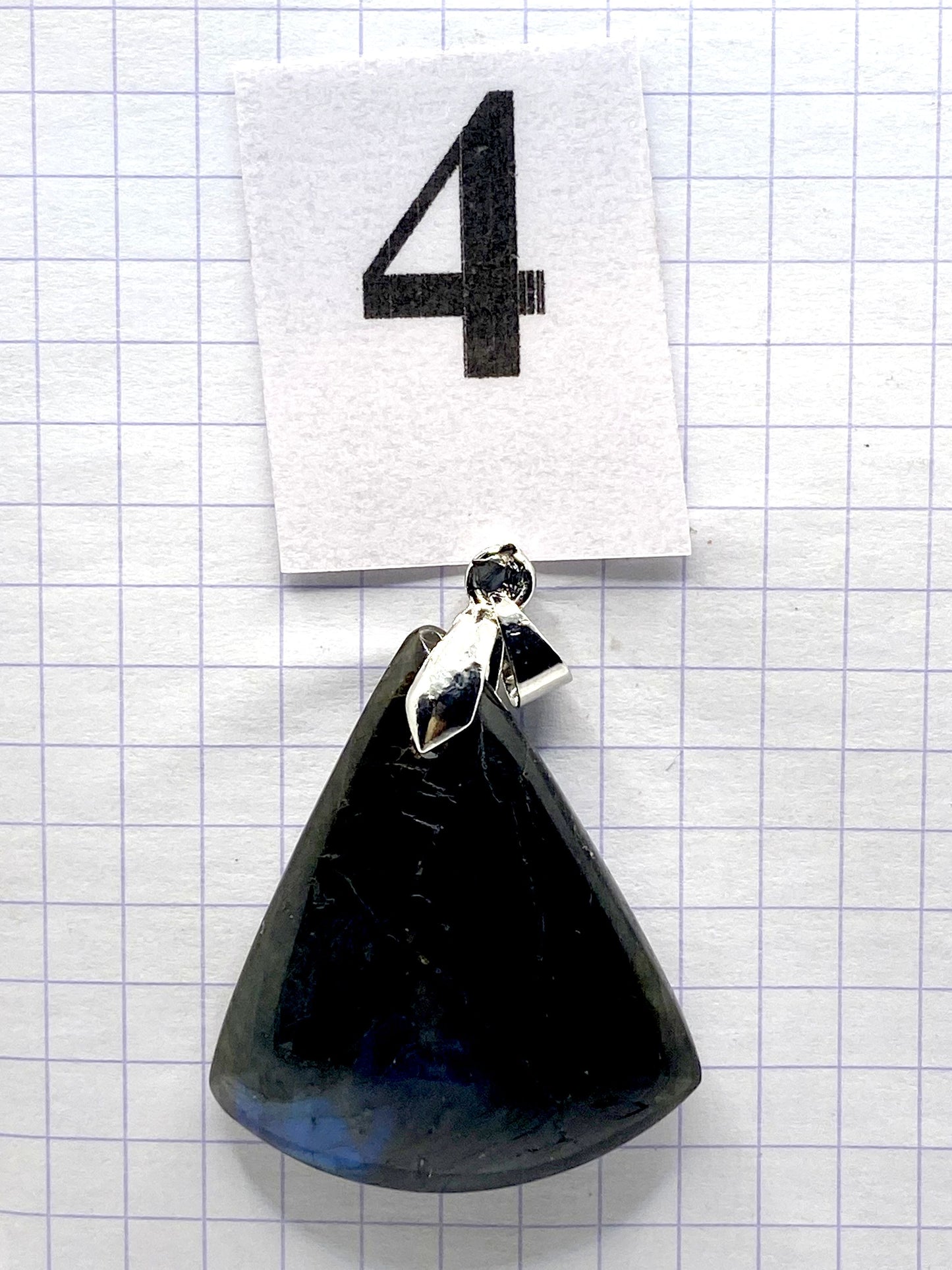 pendentif LABRADORITE BLEUE