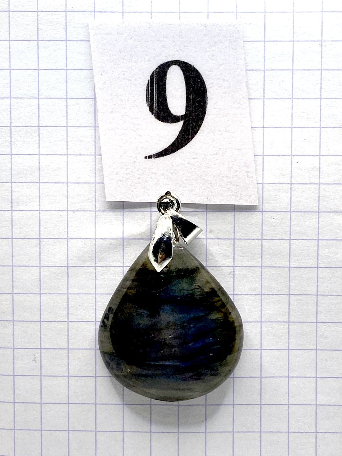 pendentif LABRADORITE BLEUE