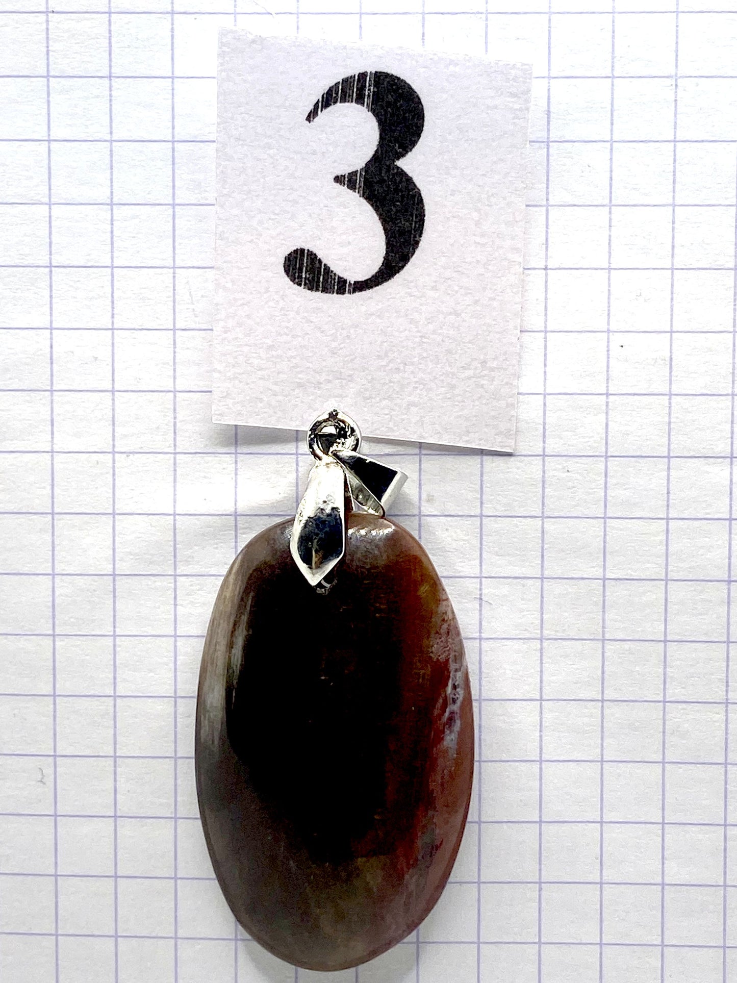 pendentif BOIS SILICIFIE