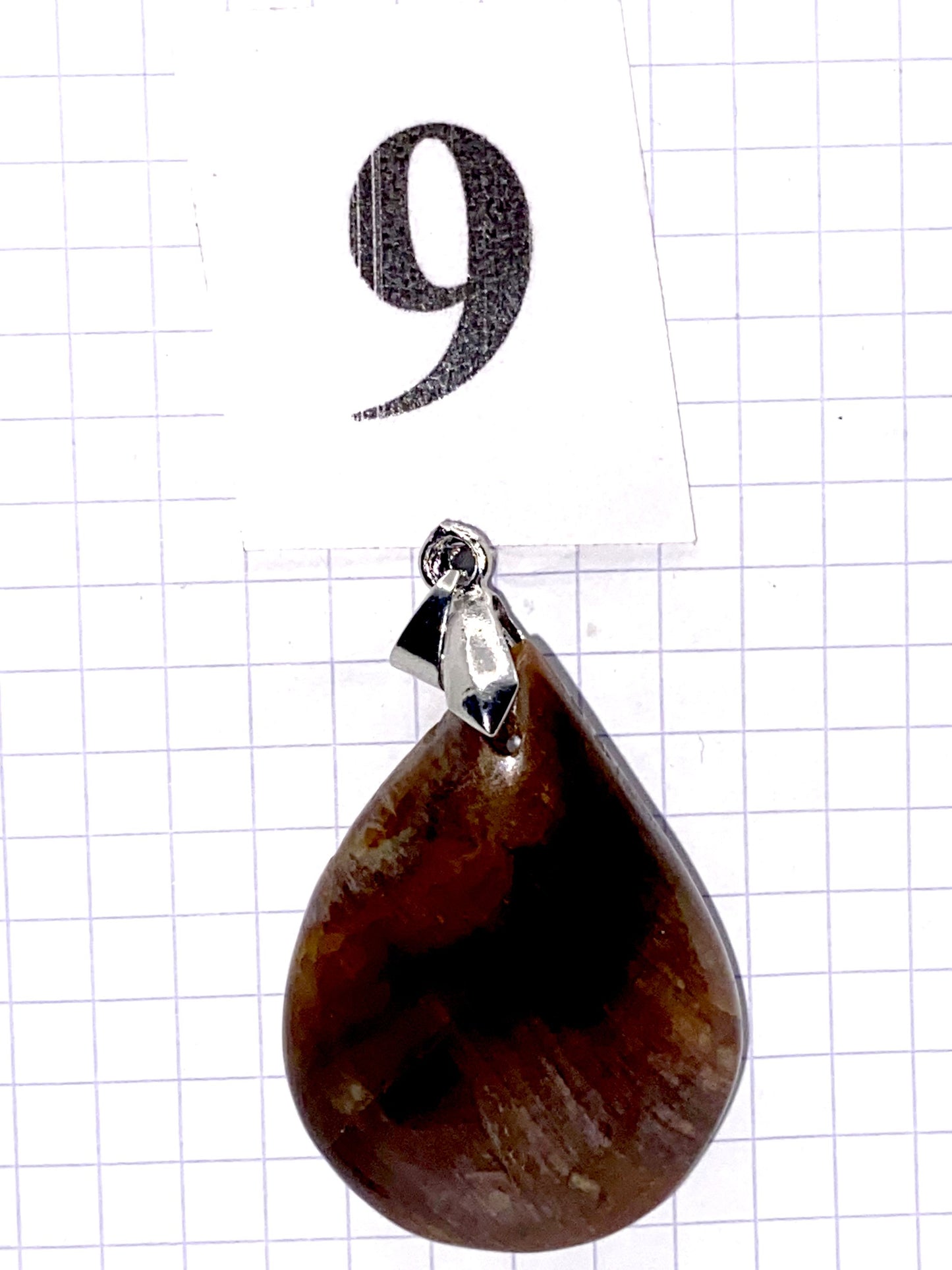 pendentif BOIS SILICIFIE