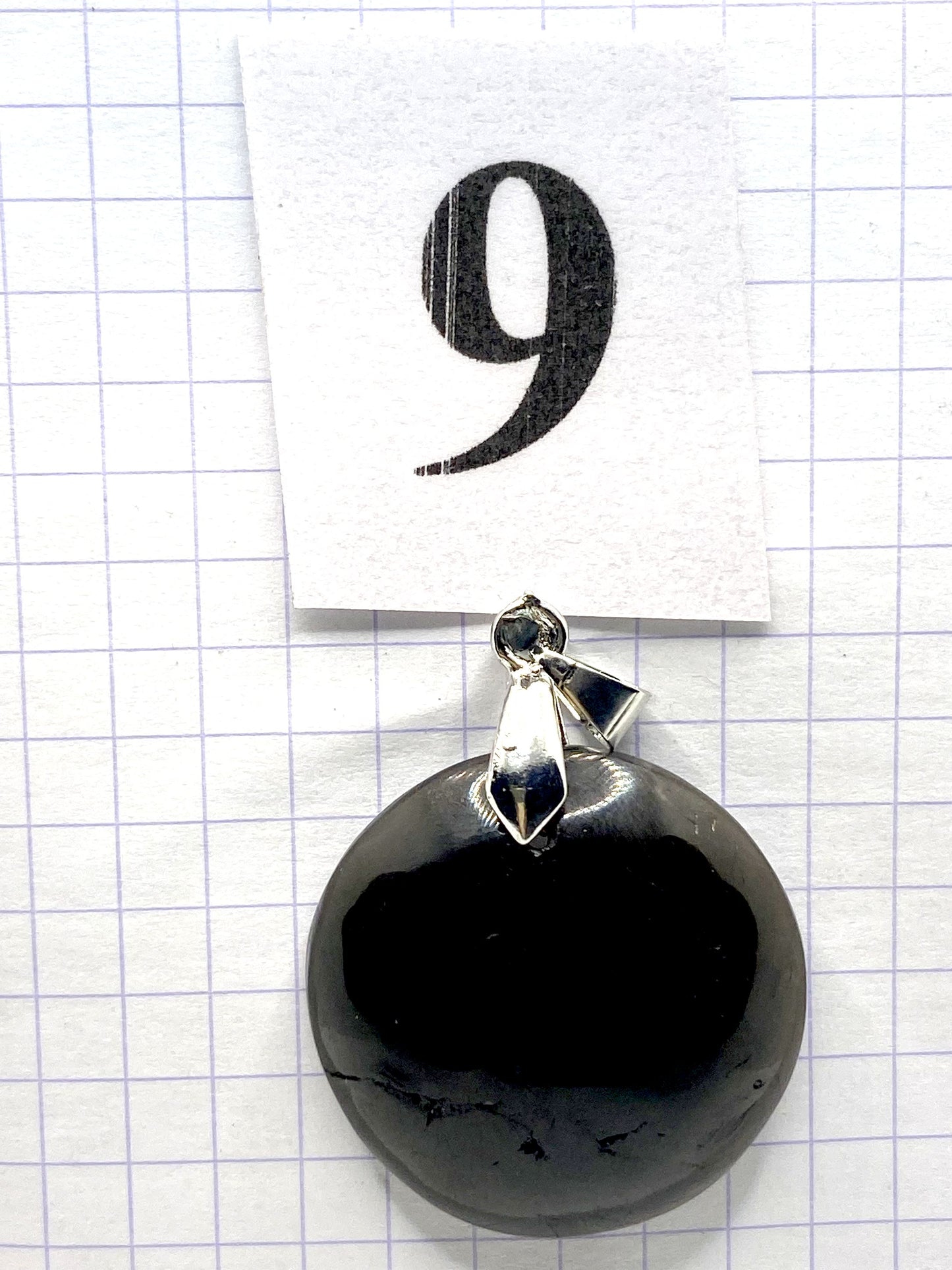 pendentif QUARTZ FUME