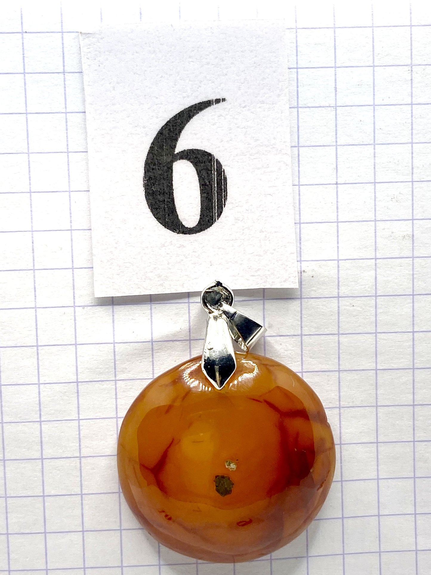 pendentif cornaline